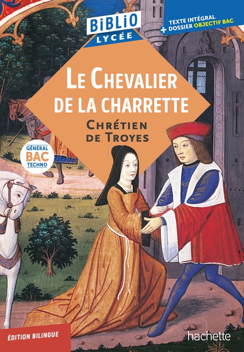 Couverture ebook de BiblioLycée - Le Chevalier de la Charrette, Chrétien de Troyes - BAC 2027, de Chrétien de Troyes