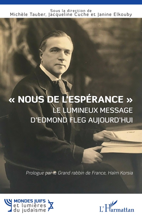Couverture ebook de « Nous de l´espérance » Le lumineux message d´Edmond Fleg aujourd´hui, de