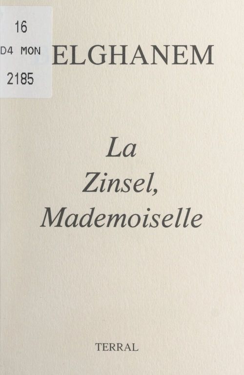 ebook cover of La Zinsel, mademoiselle, by Belghanem