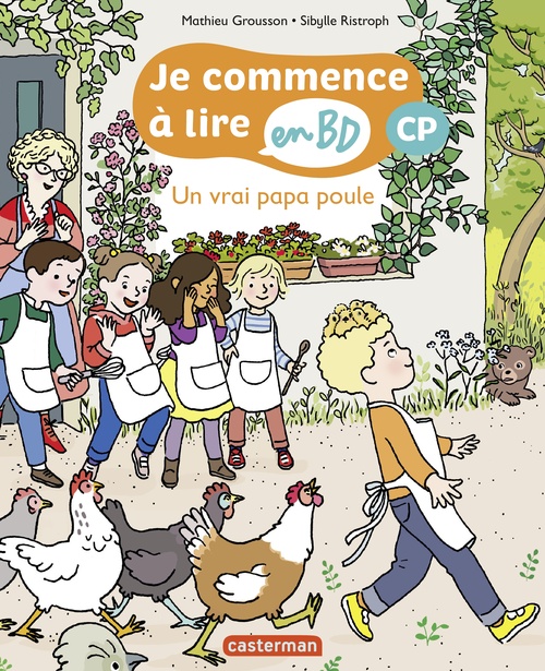 ebook cover of Un vrai papa poule !, by Mathieu Grousson, Sibylle Ristroph