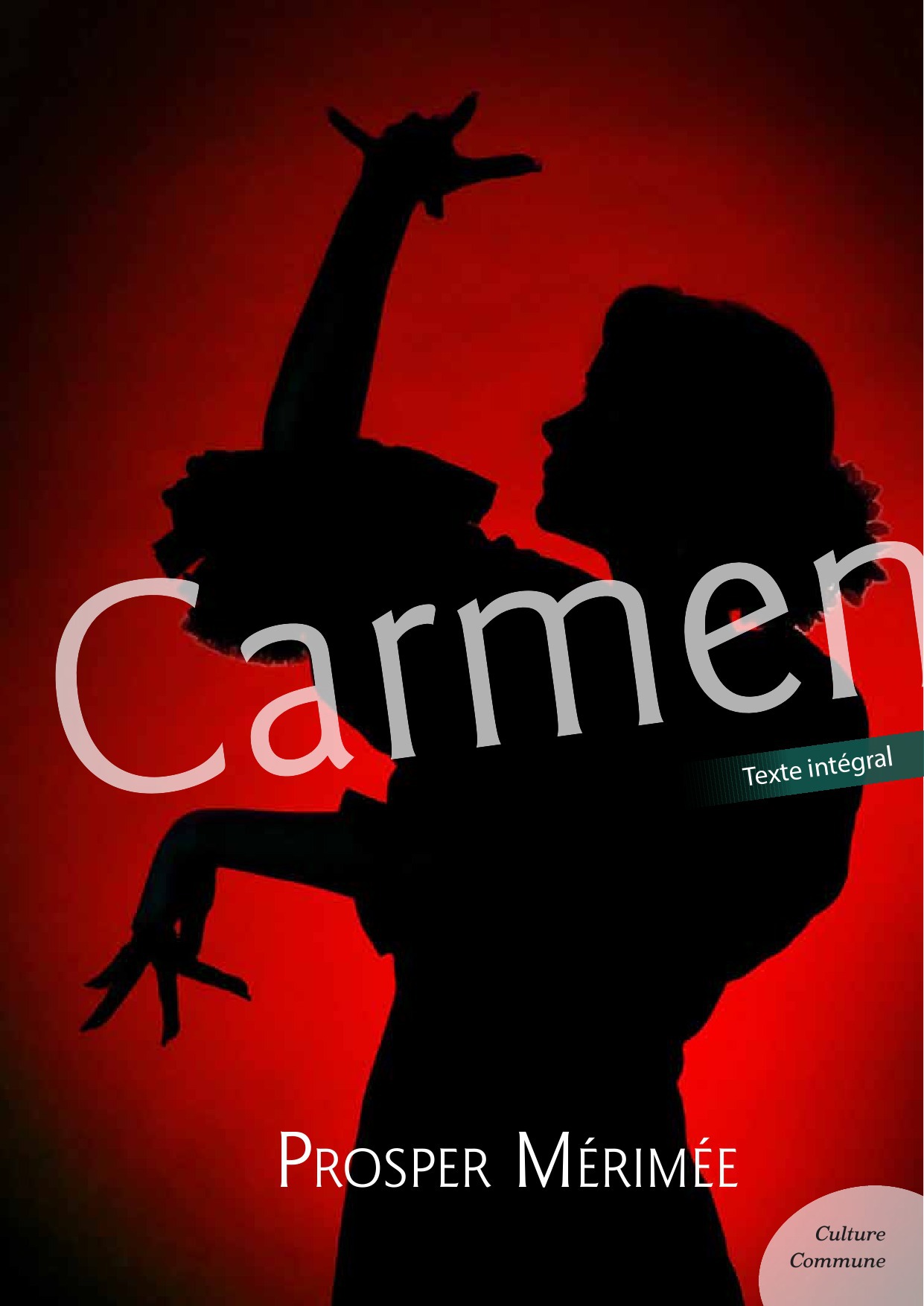 Couverture ebook de Carmen, de Prosper Merimee