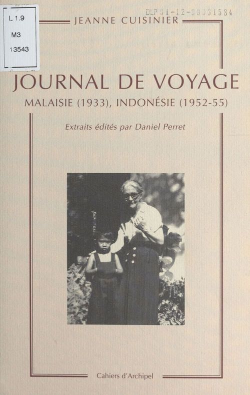 Couverture ebook de Journal de voyage : Malaisie (1933), Indonésie (1952-55), de Jeanne Cuisinier