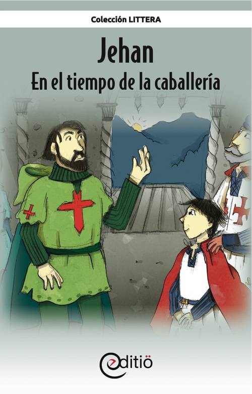 Couverture ebook de Jehan - En el tiempo de la caballería, de Annick Loupias