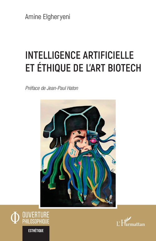 Couverture ebook de Intelligence artificielle  et éthique de l´art biotech, de Amine Elgheryeni