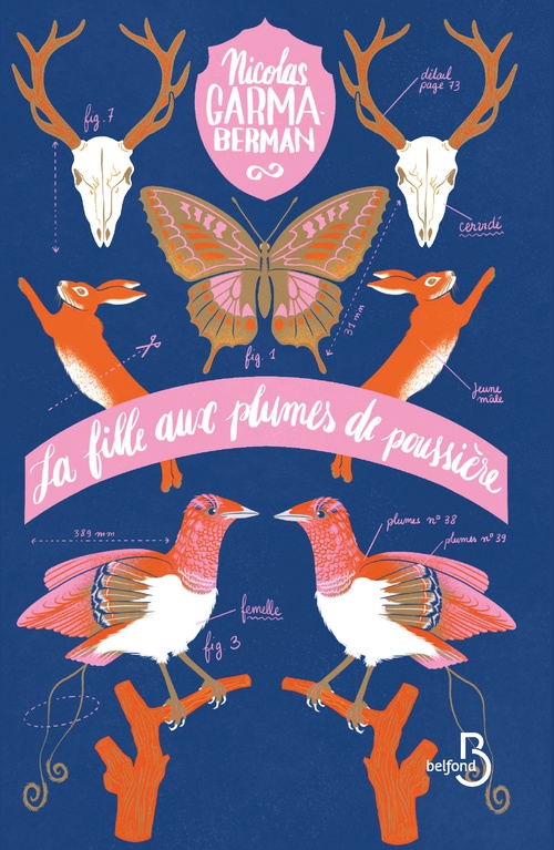 Couverture ebook de La fille aux plumes de poussière, de Nicolas Garma-Berman