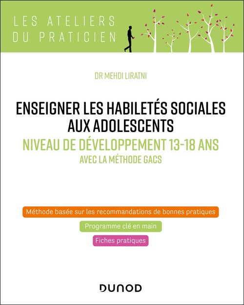 ebook cover of Enseigner les habiletés sociales aux adolescents - Niveau de développement 13-18 ans, by Mehdi Liratni