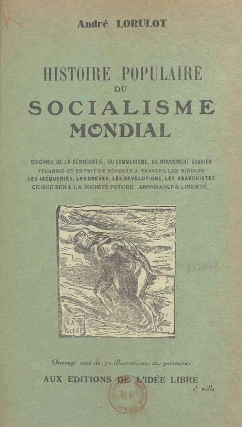 Couverture ebook de Histoire populaire du socialisme mondial, de Andre Lorulot