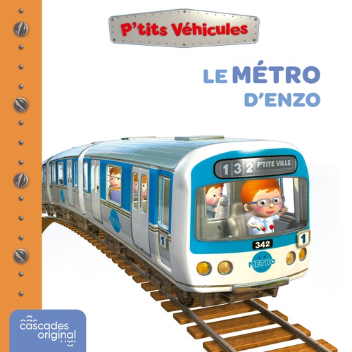 Couverture audiobook de P'tits Véhicules - Le Métro d'Enzo, de Nathalie Bélineau, Alexis Nesme
