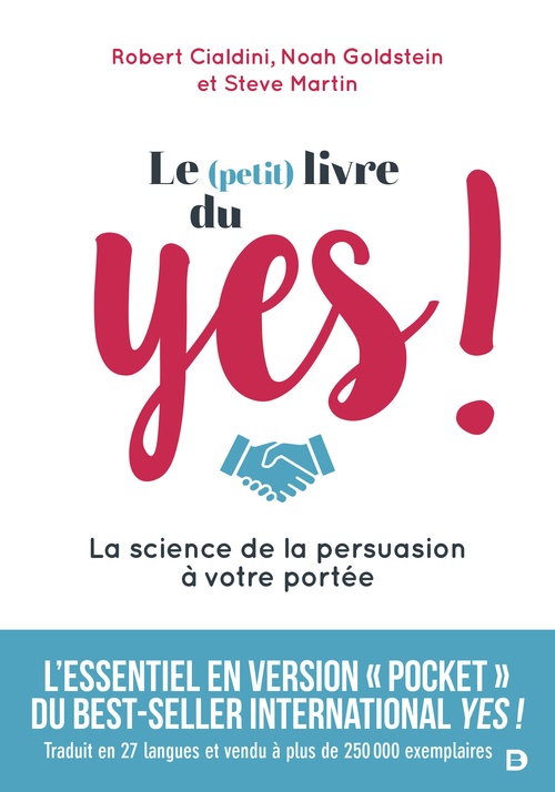 ebook cover of Le (petit) livre du YES !, by Robert B. Cialdini, Noah j. Goldstein, Steve Martin