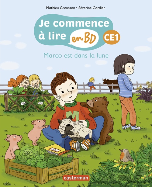 Couverture ebook de Marco est dans la lune, de Séverine Cordier, Mathieu Grousson