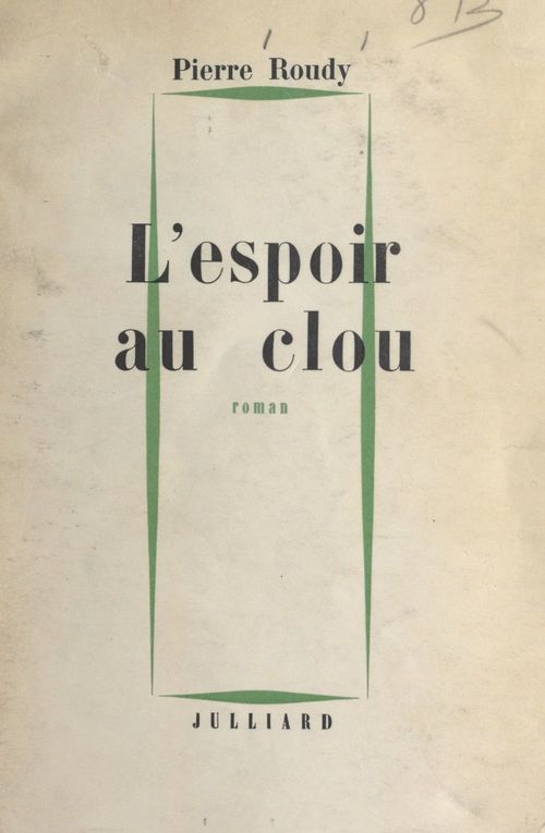 ebook cover of L'espoir au clou, by Pierre Roudy