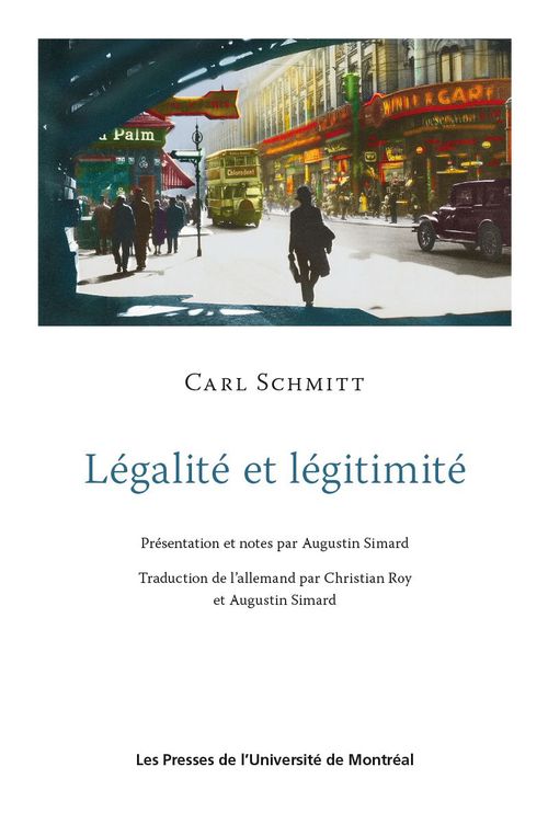 Couverture ebook de Légalité et légitimité, de Schmitt Carl
