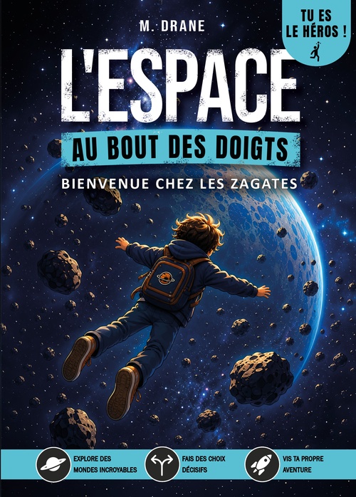 ebook cover of Bienvenue chez les Zagates ! : SOYEZ LE HÉROS DE L'AVENTURE, by Myric Drane