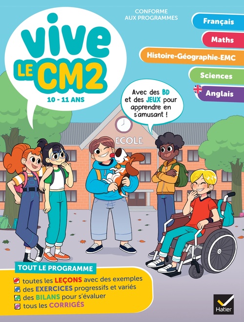 ebook cover of Vive le CM2 - 10 / 11 ans, by Evelyne Barge, Albert Cohen, Bénédicte Idiard, Marc Antoine, Richard Minguez, Corinne Touati, Yllya