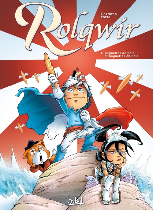 Couverture ebook de Rolqwir T01 - Baguettes de pain et baguettes en bois, de Philippe Cardona