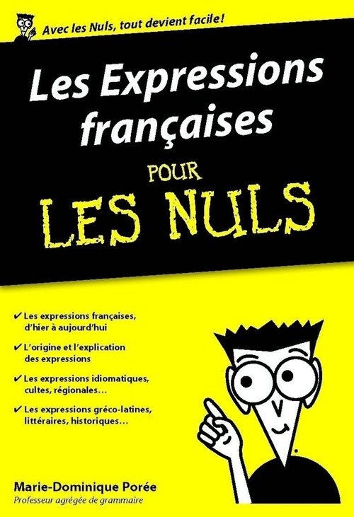 ebook cover of Les Expressions françaises pour les Nuls, édition poche, by Marie-Dominique Porée-Rongier