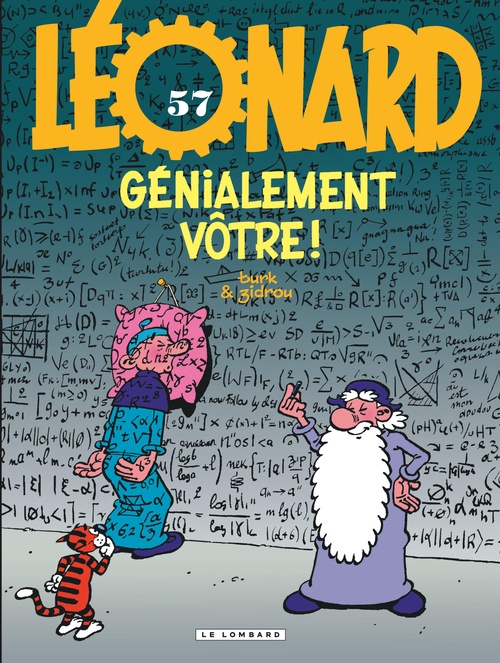 Couverture ebook de Léonard - Tome 57 - Génialement vôtre, de Zidrou