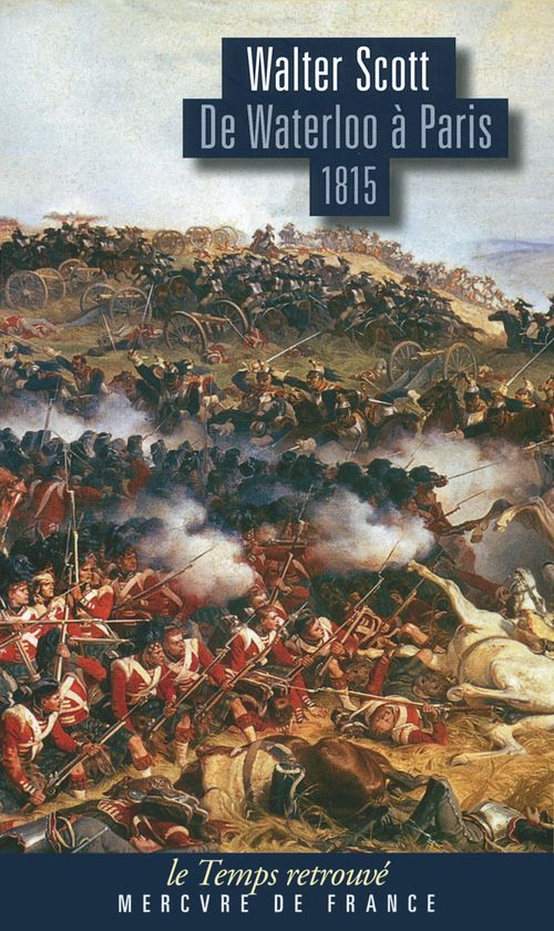 Couverture ebook de De Waterloo à Paris (1815), de Walter Scott