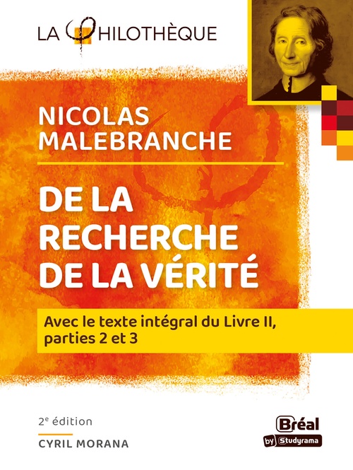 ebook cover of De la recherche de la vérité - Malebranche, by Cyril Morana
