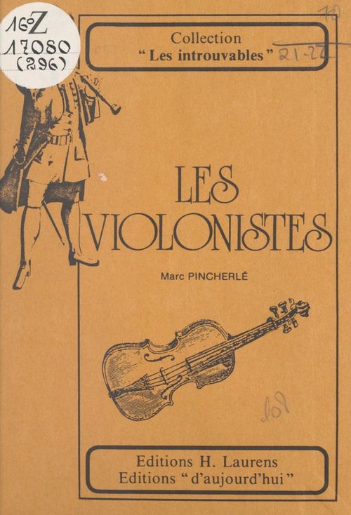 Couverture ebook de Les violonistes, de Marc Pincherle