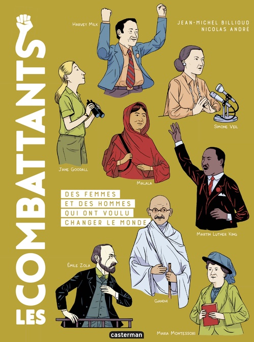 Couverture ebook de Les Combattants, de Nicolas André, Jean-Michel Billioud