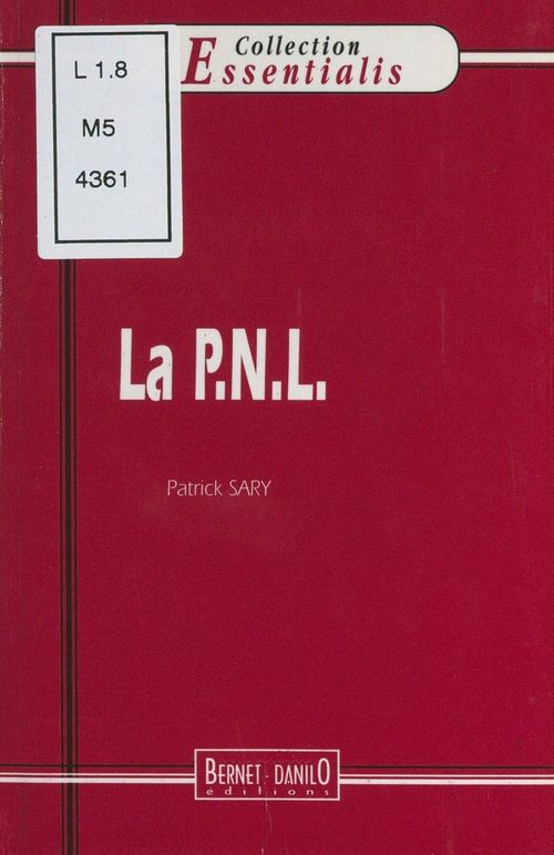 Couverture ebook de La P.N.L., de Patrick Sary