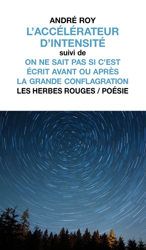 ebook cover of L'accélérateur d'intensité suivi de On ne sait pas si c'est écrit avant ou après la grande conflagration, by Roy Andre