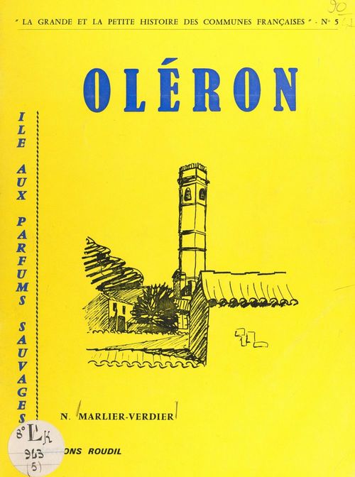 Couverture ebook de Oléron, de Nathalie Marlier-Verdier