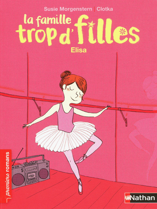 Couverture ebook de La famille trop d'filles: elisa, de Susie Morgenstern