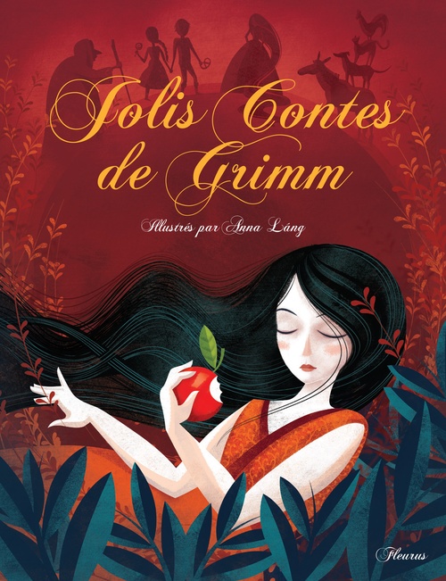 Couverture ebook de Jolis contes de Grimm, de Jacob Grimm, Wilhelm Grimm, Anna Lang, Maryvonne Rippert