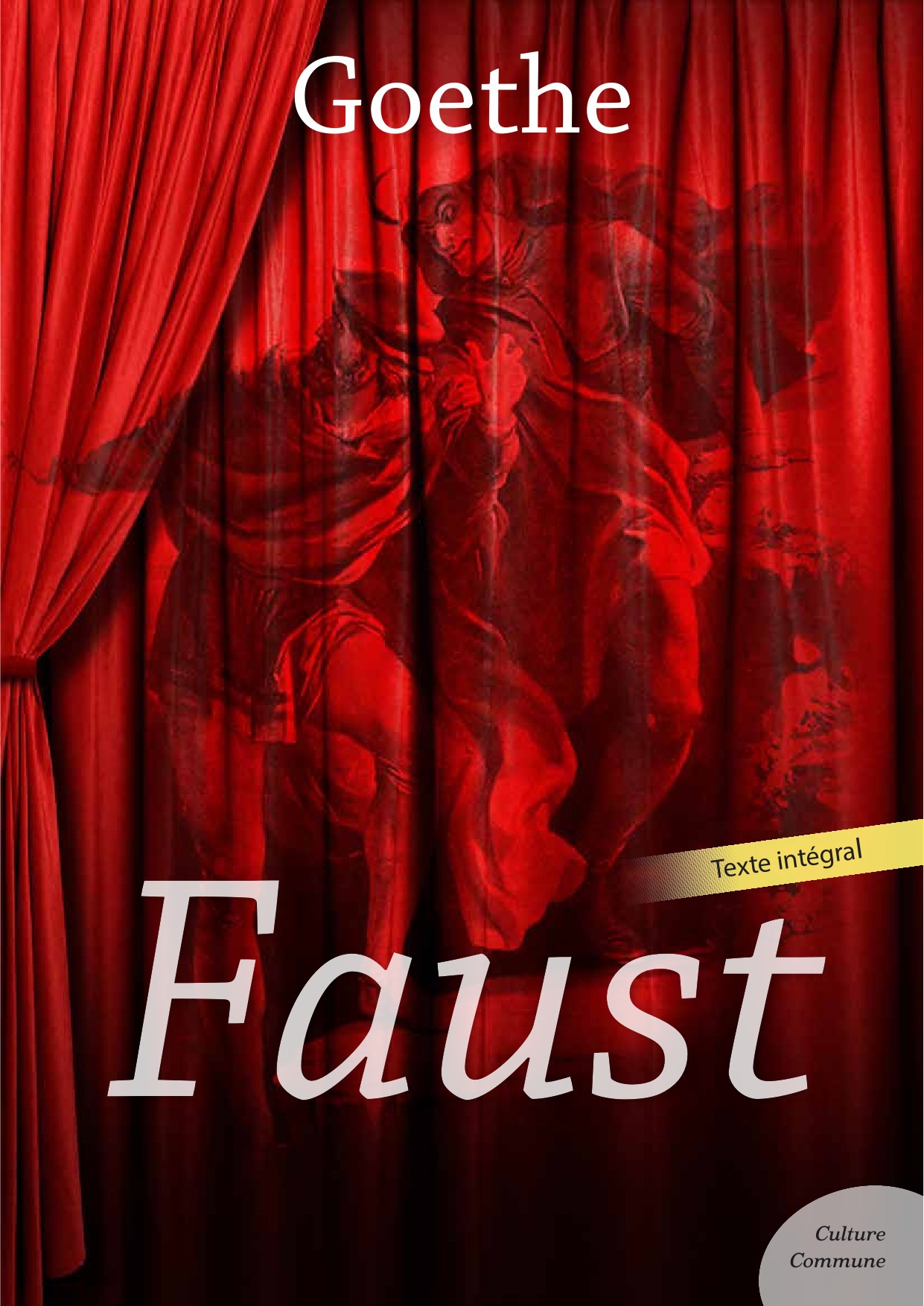 ebook cover of Faust, by Johann Wolfgang von Goethe