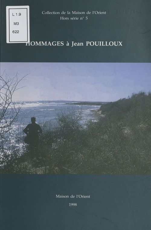 ebook cover of Hommages à Jean Pouilloux, by Collectif