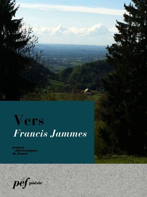 ebook cover of Vers, by Francis Jammes