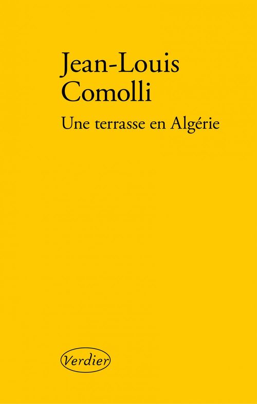 Couverture ebook de Une terrasse en Algérie, de Jean-Louis Comolli