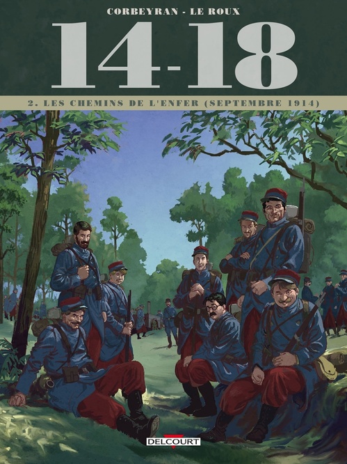 ebook cover of 14 - 18 T02 - Les Chemins de l'enfer (septembre 1914), by Eric Corbeyran