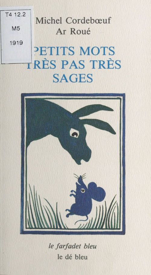 Couverture ebook de Petits mots très pas très sages, de Cordeboeuf M.