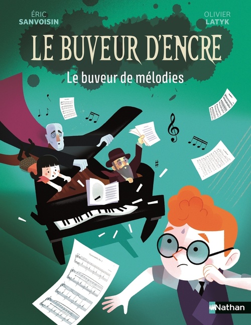 ebook cover of Le Buveur d'encre - Le buveur de mélodies, by Éric Sanvoisin