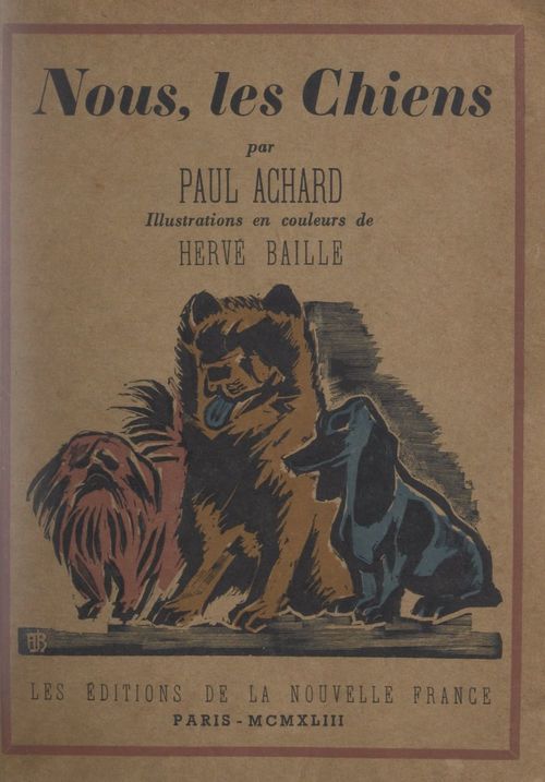 Couverture ebook de Nous, les chiens, de Paul Achard