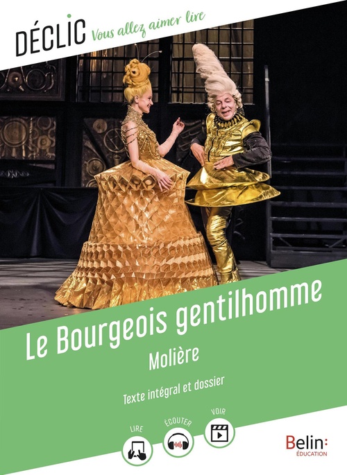 ebook cover of Le Bourgeois gentilhomme, by Molière