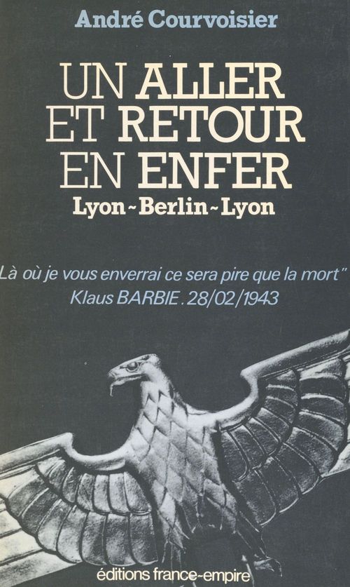ebook cover of Un aller et retour en enfer, by Andre Courvoisier