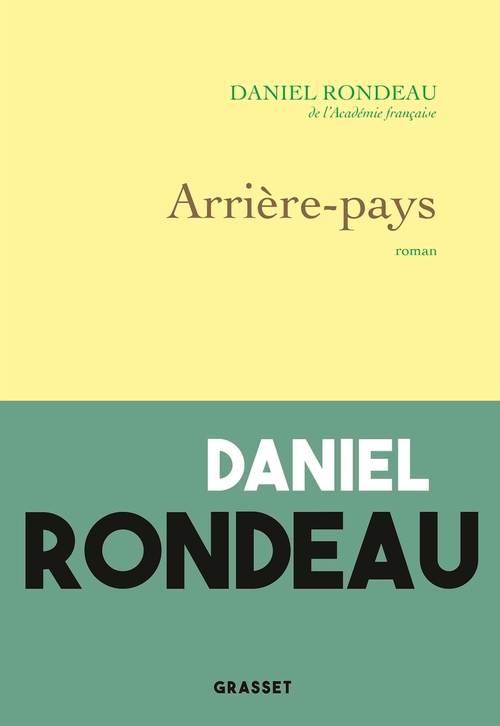 ebook cover of Arrière-pays, by Daniel Rondeau