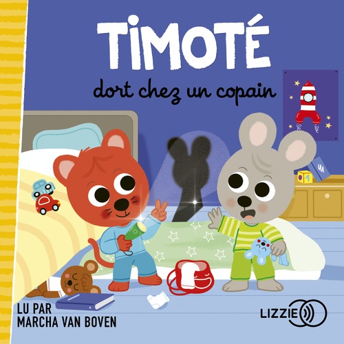 audiobook cover of Timoté dort chez un copain, by Emmanuelle Massonaud, Mélanie Combes