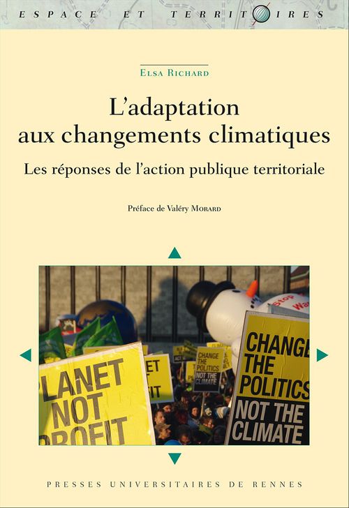 Couverture ebook de L´adaptation aux changements climatiques, de Elsa Richard