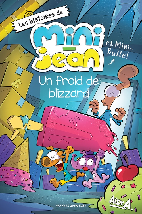 ebook cover of Un froid de blizzard, by Rébecca Potvin-Gravel