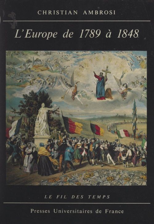 Couverture ebook de L'Europe de 1789 à 1848, de Christian Ambrosi