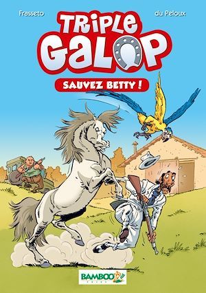 ebook cover of Triple galop, by Christine Frasseto, Benoît Du Peloux