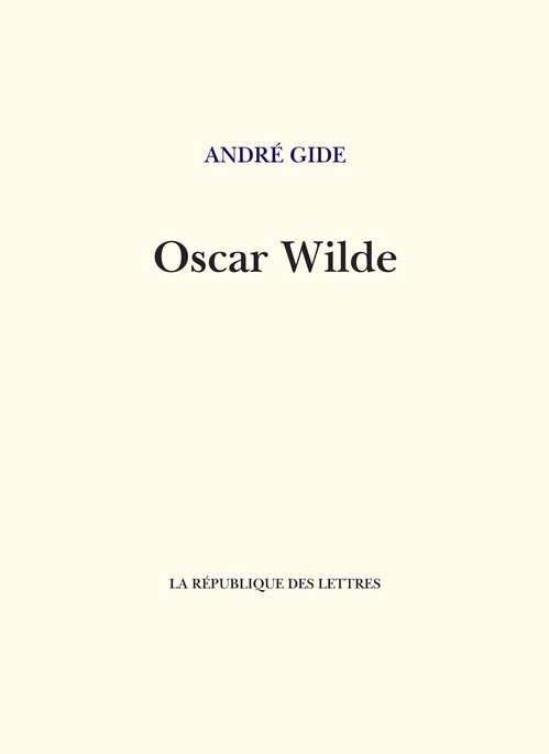 Couverture ebook de Oscar Wilde, de André Gide