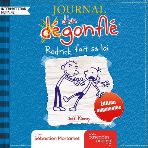 audiobook cover of Journal d'un dégonflé - Tome 2 - Rodrick fait sa loi (édition augmentée), by Jeff Kinney