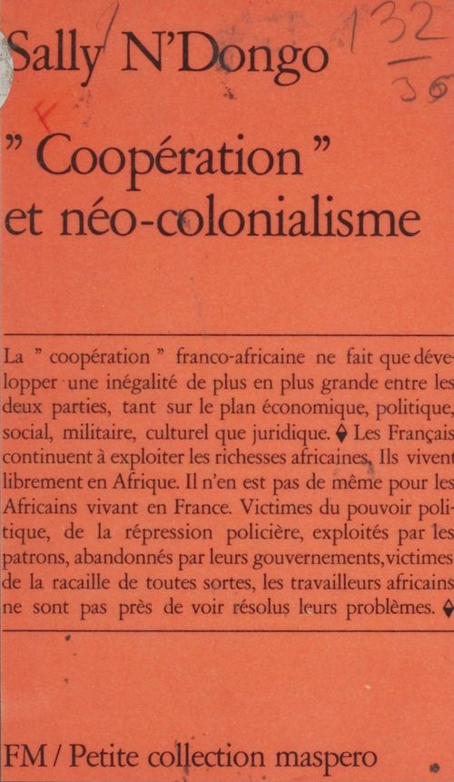 ebook cover of Coopération et néo-colonialisme, by Sally N'Dongo