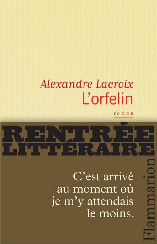 ebook cover of L'orfelin, by Alexandre Lacroix